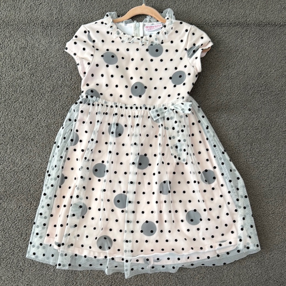Polka Dot Dress with Bow